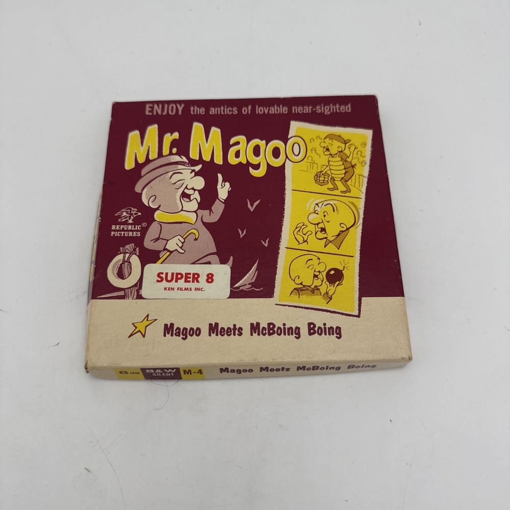 MR. MAGOO MEETS FRANKENSTEIN Super 8mm Film Movie Vintage Reel